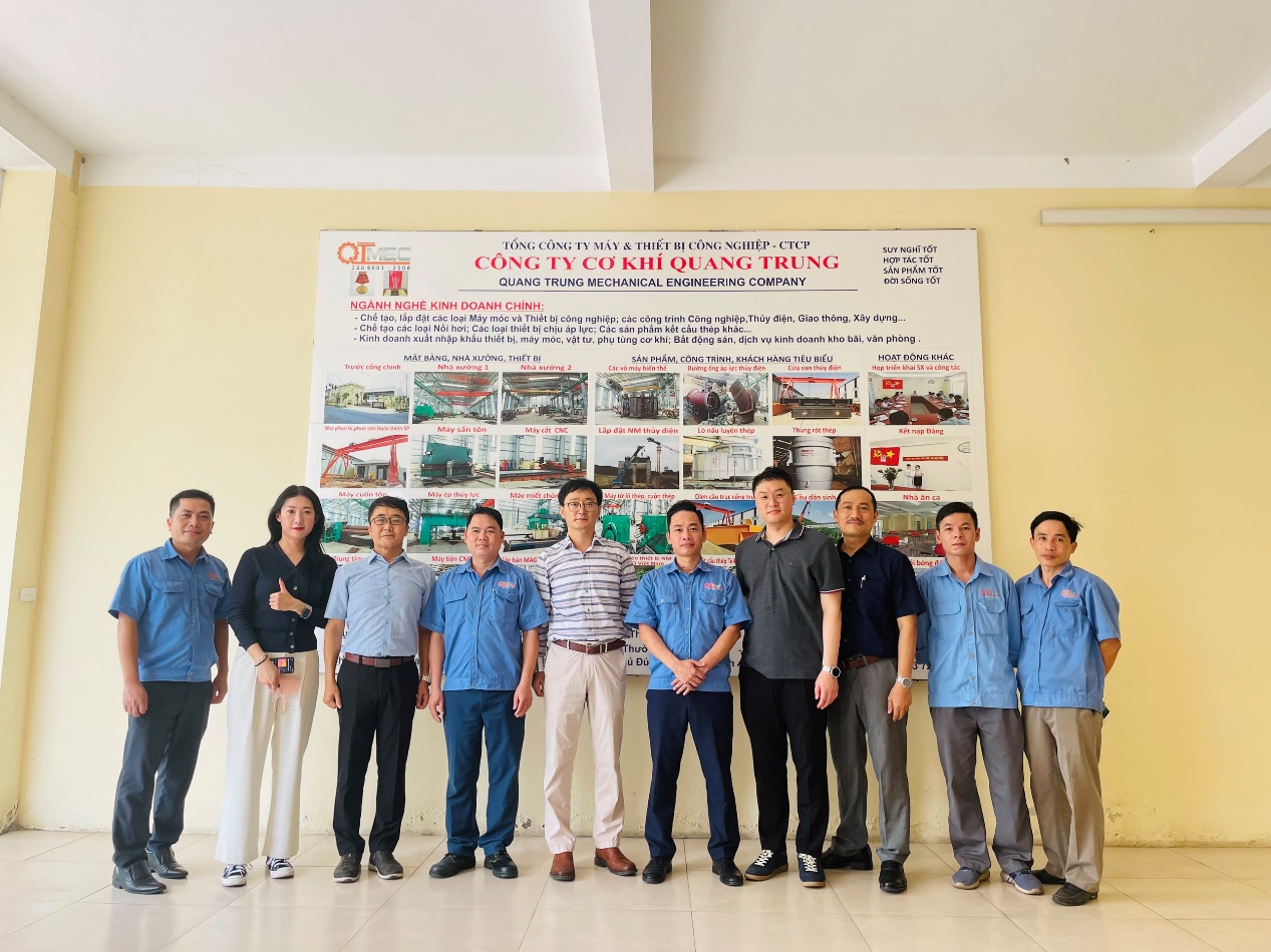 ĐÓN TIẾP VÀ LÀM VIỆC VỚI ĐỐI TÁC TẬP ĐOÀN HYOSUNG – HÀN QUỐC