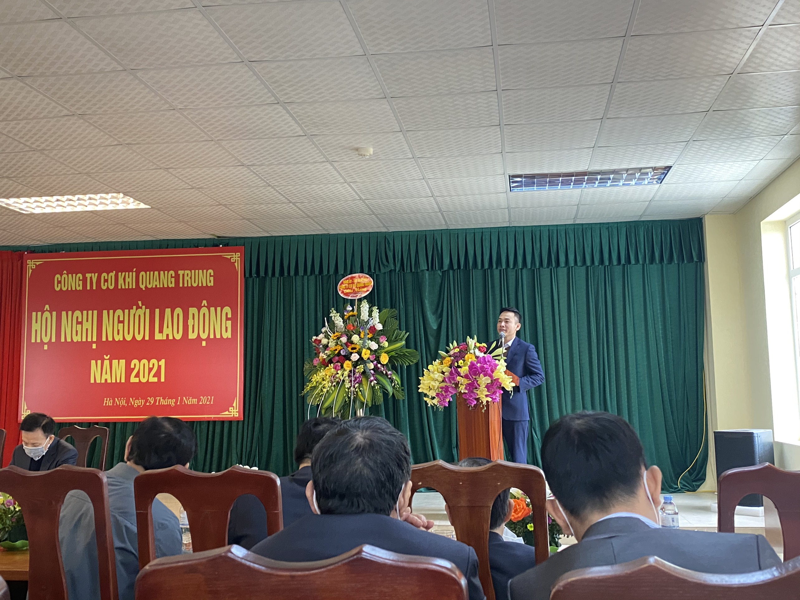HỘI NGHỊ NGƯỜI LAO ĐỘNG CÔNG TY CƠ KHÍ QUANG TRUNG NĂM 2021