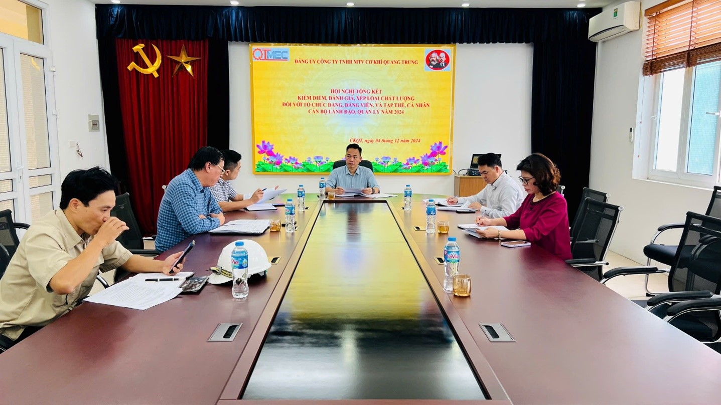KIỂM ĐIỂM, ĐÁNH GIÁ, XẾP LOẠI CHẤT LƯỢNG ĐỐI VỚI TỔ CHỨC ĐẢNG, ĐẢNG VIÊN, VÀ TẬP THỂ, CÁ NHÂN CÁN BỘ LÃNH ĐẠO, QUẢN LÝ NĂM 2024.